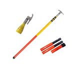 IEC Standard Live Line Tools With Reliable Telescopic Features Hot Sticks