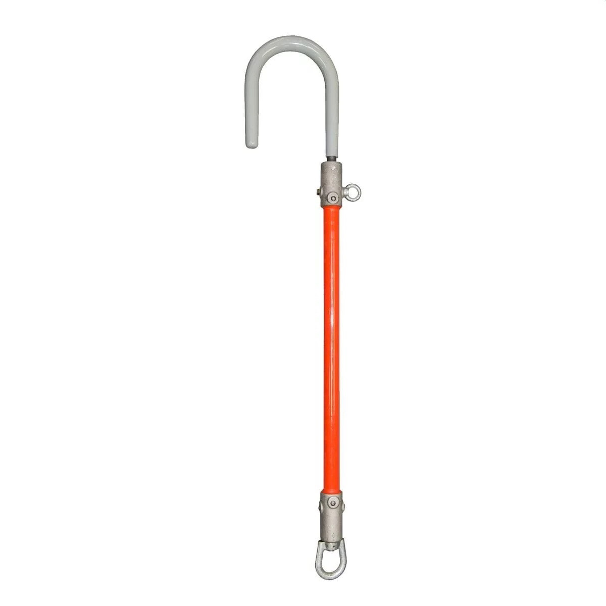 Fiberglass Insulated Rescue Hook Safe Live Work Electrical Rescue Hook