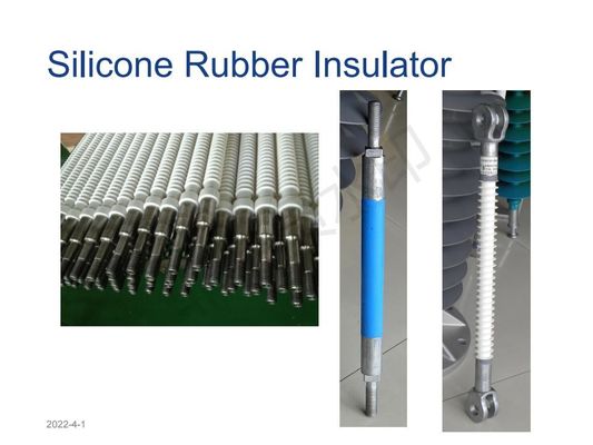 High Voltage Section Railway  Insulator / 25KV Silicone Composite Insulators