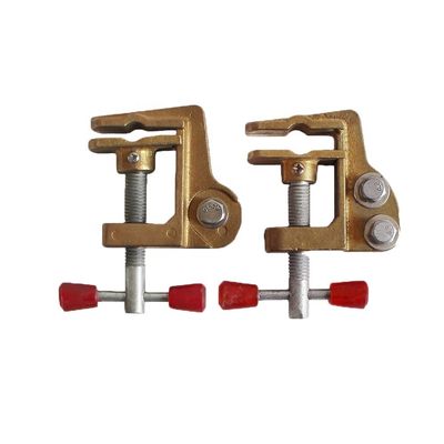 High Voltage Copper Grounding Clamps / Aluminum Grounding Clamps