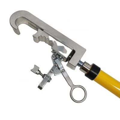 Fiberglass Live Line Tools wire clamps Electronic High Strength Features For Hige Voltage