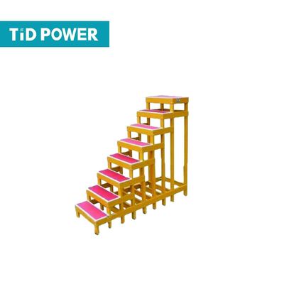 High Voltage Product According IEC Standard Live Line Tools Insulating Step Ladders