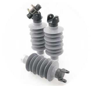PA6 insulator with spring clamp