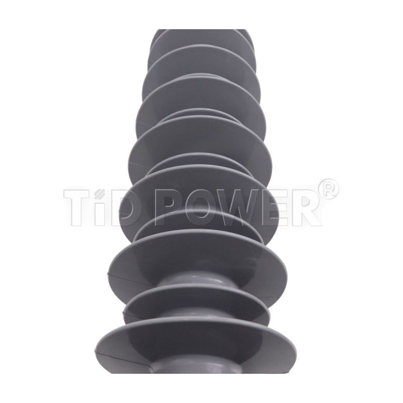 High Voltage Silicone Rubber Polymer Column Insulator, Railway Insulator