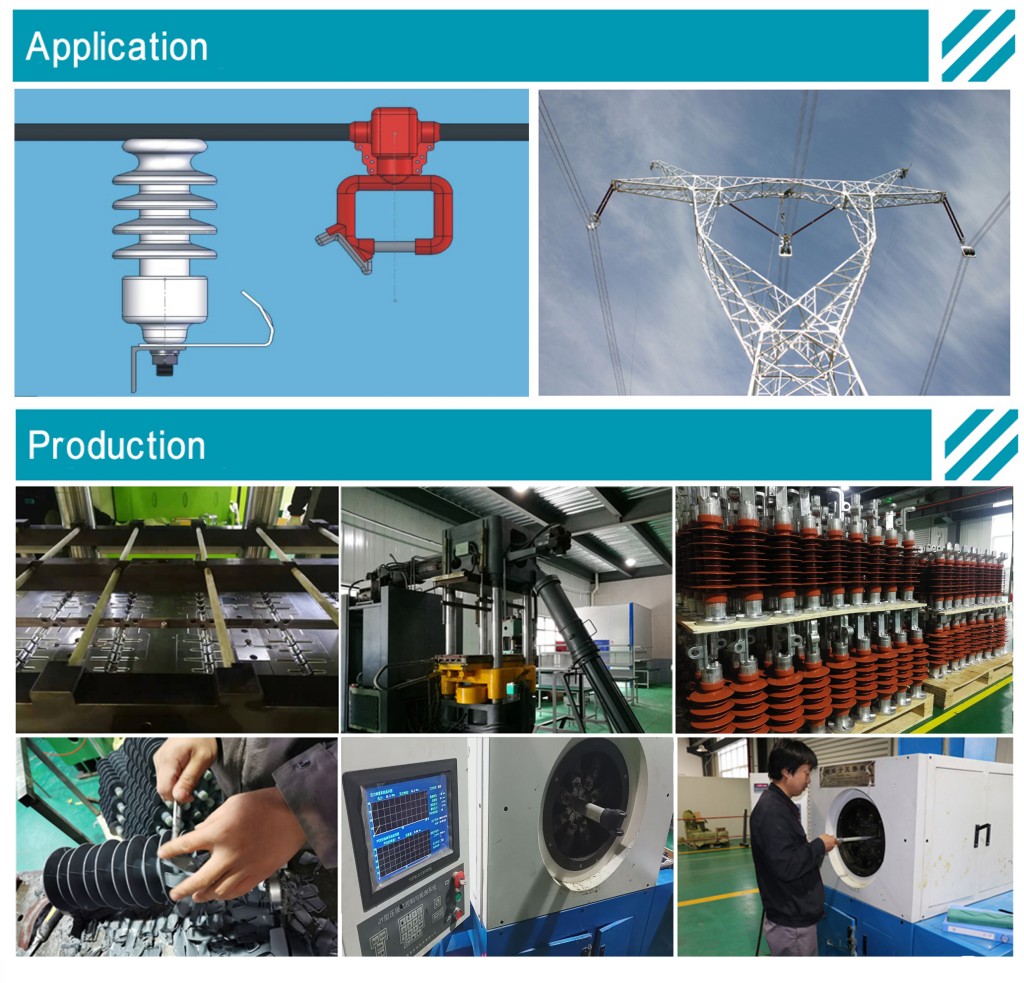 Manufacturer Supply 69kV High Voltage Composite Line Post Insulator