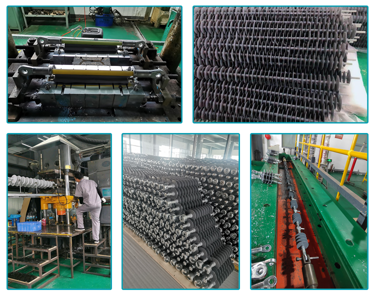 11kV-69kV Customized High Voltage Distribution Silicone Polymer Dead End Suspension Insulator