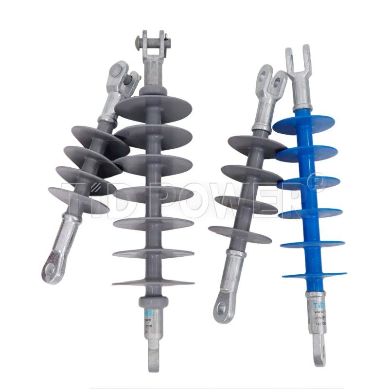 Manufacturer Customized Good Insulation High Voltage Silicone Rubber Composite Polymer Power Suspension Insulator for Powerline