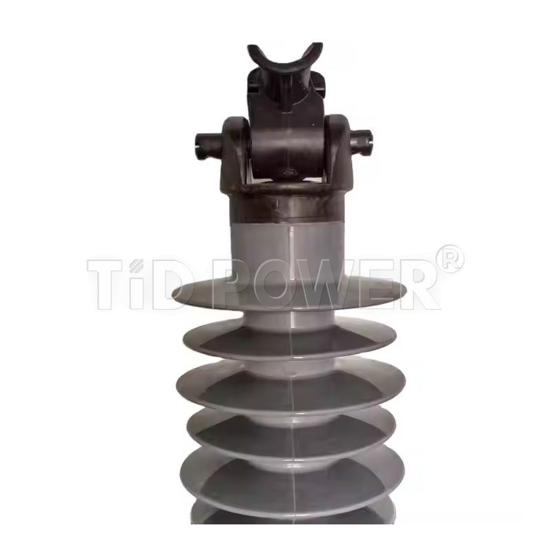 24kV/38kV High Voltage PA66 Polymer Composite Shed Post Suspension Insulators Double Seal End Design for Overhead Power Systems