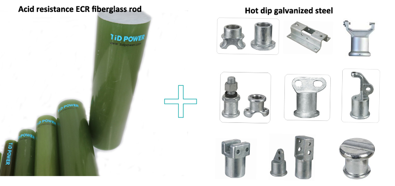 Manufacturer Customized Good Quality High Voltage Insulation Composite Polymer Silicone Rubber Post Insulator